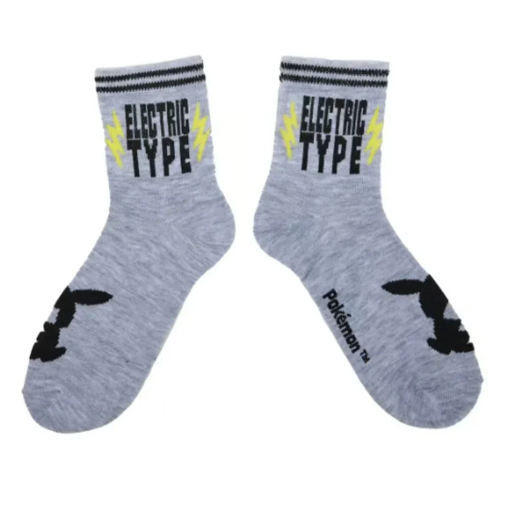 Pokémon 3 Pair Adult Quarter Crew Sock Set